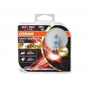 Osram лампа H7 Night Breaker +200% 12V 55W 2шт