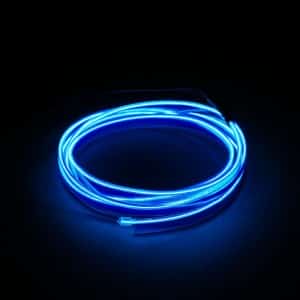 Неоновая нить для подсветки салона LGX-B2 синий 2м
