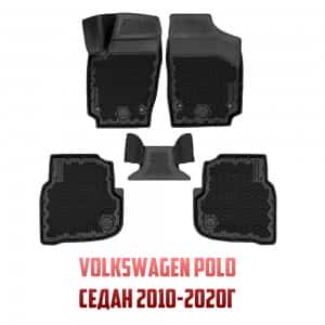 Form Коврики в салон Volkswagen Polo 2009-2020г седан полиуретан EVA 3D комплект 4шт
