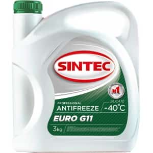 Sintec Euro G11 антифриз до -40С 3кг зеленый