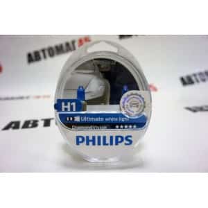 Philips лампа H1 Diamond Vision 12V 51W 5000K ярко-белый 2шт