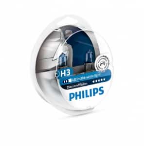 Philips лампа H3 Diamond Vision 12V 55W 5000K ярко-белый 2шт
