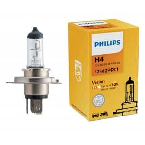 Philips лампа H4 12V 60/55W+30%