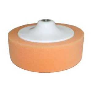 Holex губка полировальная на резьбе 150х50 оранжевая
