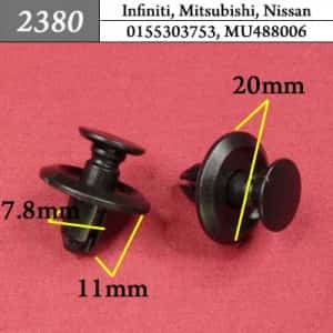 2380 Клипса пистон для Infiniti Mitsubishi Nissan