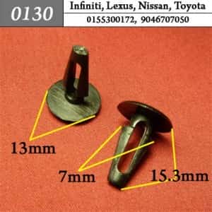 0130 Клипса пистон для Infiniti Lexus Nissan Toyota