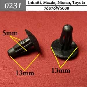 0231 Клипса пистон для Infiniti Mazda Nissan Toyota