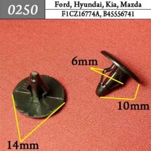 0250 Клипса пистон для Ford Hyundai Kia Mazda
