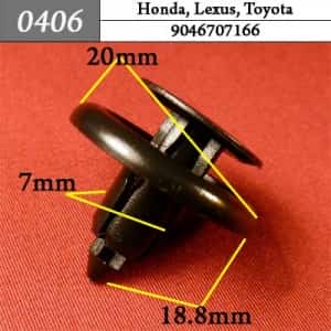 0406 Клипса пистон для Honda Lexus Toyota