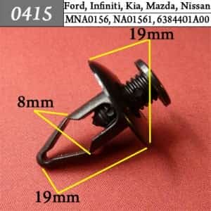 0415 Клипса пистон для Ford Infiniti Kia Mazda Nissan