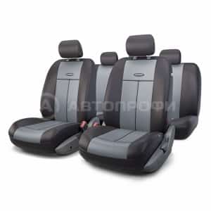 Autoprofi ТТ Series Airbag чехлы универсальные черно-серые 9 предметов