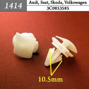 1414 Клипса пистон для Audi Seat Skoda Volkswagen