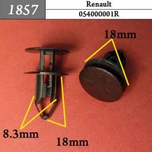 1857 Клипса пистон для Renault