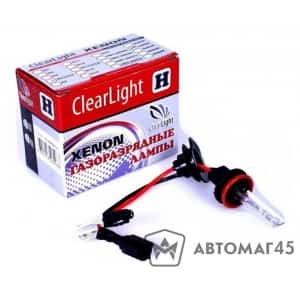 ClearLight лампа ксеноновая H27 6000K с проводом питания АС гарантия 14дн