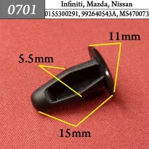 0701 Клипса пистон для Infiniti Mazda Nissan