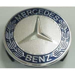 Колпачок ступицы Mercedes 7,5см синий BC-001c (113070)