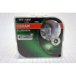 Osram лампа H7 Allseason +30% 12V 55W 2шт