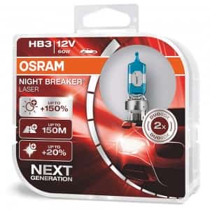 Osram лампа HB3 Night Breaker LASER +150% 12V 60W 2шт