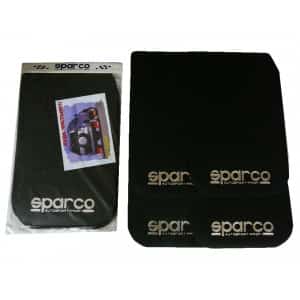 Azard Sparco брызговики универсальные спортивные пластиковые 45х30см черные 4шт
