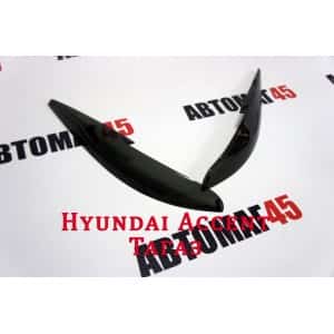 Реснички на фары Hyundai Accent Тагаз 1999-2012г 2шт