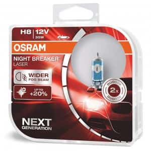 Osram лампа H8 Night Breaker Laser +150% 12V 35W 2шт