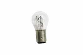 Narva  лампа P21/4W 12V 2 контакта металлический цоколь со смещением   