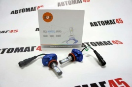 SVS S1  plus чип CSP LED 2шт H11 12В 30W 5000К 4000Lm с обманкой гарантия 5 мес   