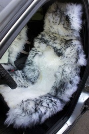 Накидки  комбинированные бело-серый Maximal 140х55см 2шт   