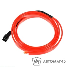 C2R Неоновая нить для подсветки салона LGX-R5 красный 5м