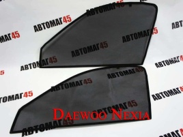 Легатон  каркасные шторки на клипсах и магниты Daewoo Nexia передние 2шт   