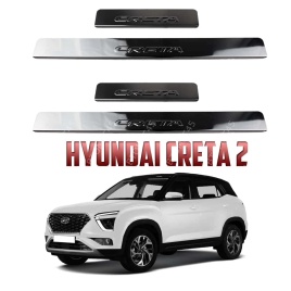 LIDER  Накладки на пороги  Hyundai Creta Хендай Крета 2020-2022г 4 шт нержавейка   