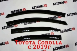 VAD  дефлекторы окон Toyota Corolla Тойота Королла 2018-2022г комплект 4шт   