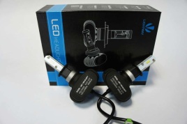 S1  чип CSP LED 2шт H27 12В 36W 6000К 3800Lm с обманкой гарантия 5мес   