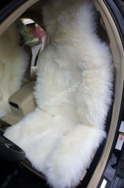 Накидки  комбинированные белый 137x55см 2шт   