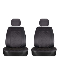 Maximal авточехлы универсальные из экокожи черные 1+1 передние    