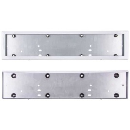 Torino  рамка номерного знака нержавейка белая   