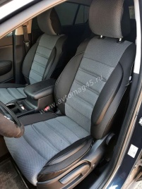 Авточехлы  Kia Sportage Киа Спортаж 2016-10.2022г 4пок Hyundai Tucson 3 16-21г жаккард чер-сер Ижевс