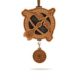 Aroma Bar Ароматизатор подвесной Стрелец коричневый