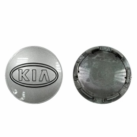 Колпачок ступицы Kia 62/55 серебро Виком КиК Рапид (198784)