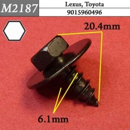 М2187 Автокрепеж металлический 