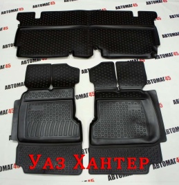 Locker  Коврики в салон УАЗ Hunter Хантер комплект 3 части полиуретан   
