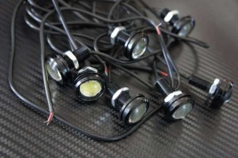 Carprofi Орлиный  глаз дневные ходовые 1 диод 18мм 3W 1шт   
