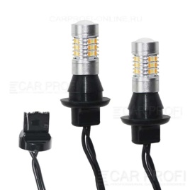 Carprofi  Лампа  светодиодная T20 W21W Дхо и поворотник 31 SMD гарантия 3 месяца CP-3030 new    