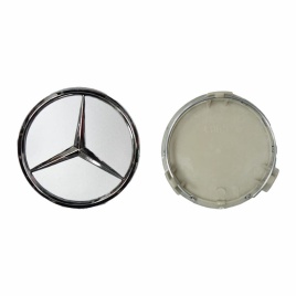 Колпачок ступицы Mercedes 74/70 серебро (191017)