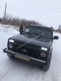 SALMAN  надфарники Нива урбан бронто легенд 40W 4800LM 2шт гарантия 6 мес   