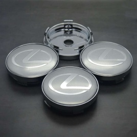 Колпачок ступицы Lexus 60/57 серебро TechLine КиК Слик NZDK 030