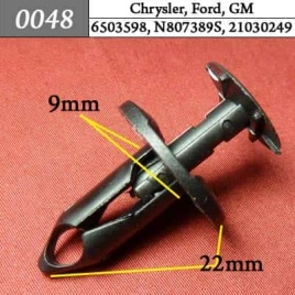 0048 Клипса пистон для Chrysler Ford GM