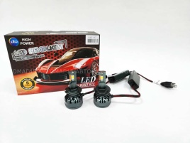 C2R V45 лампы LED 2шт H7 12В 50W 5500K 4500Lm  с обманкой гарантия 6мес   