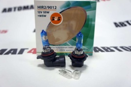 SVS  лампа HIR2 9012 Intensive +130% яркости 12V 55W 3800K 2шт + W5W   