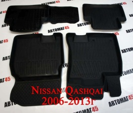 Коврики  в салон Nissan Qashqai 2007-2014г комплект 4шт